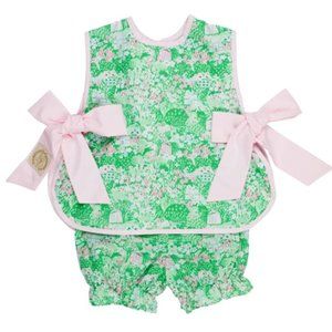 The Beaufort Bonnet Company- Belmont Blooms Talbott Tie Side Set - NEW 3T